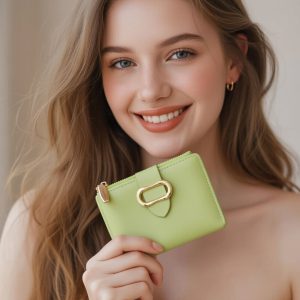 Lime Lock Compact Wallet